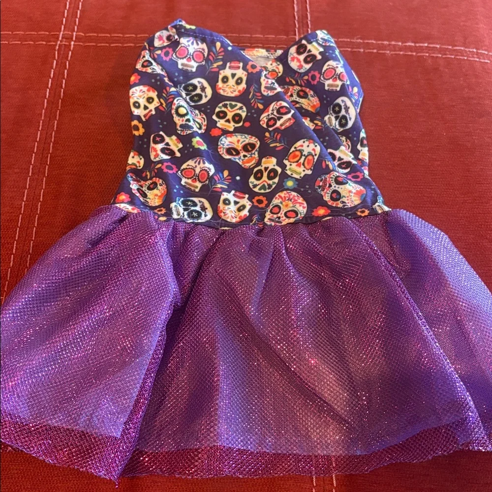 🆕NIP: SUGAR SKULL 💀 DOG DRESS- Sz Small